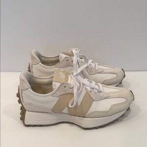 New Balance 327 Cream and White Women's Sneakers